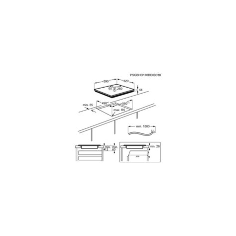 ELECTROLUX EIV63440BW 60cm SLIM FIT White Bridge Built In Hard Glass