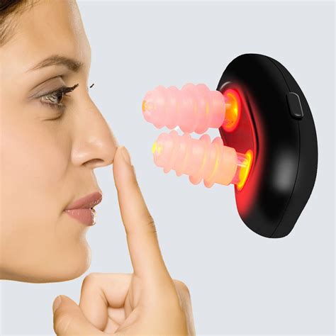 Cordless Red Light Nasal Therapy Device Chronic Rhinitis Relief