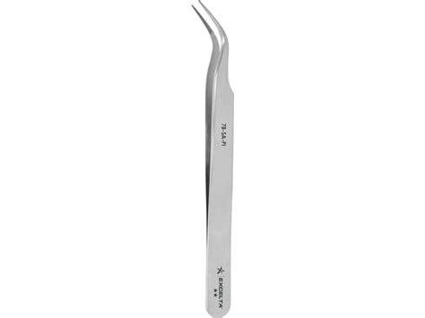 Excelta 7B SA PI Tweezers 2 Star Curved Anti Mag 316L SS Serrated