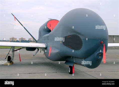 Northrop Grumman Rq Global Hawk At Yokota Air Base Tokyo Stock Photo