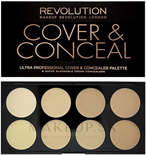 Korektor na tvár Makeup Revolution Ultra Cover and Conceal Palette