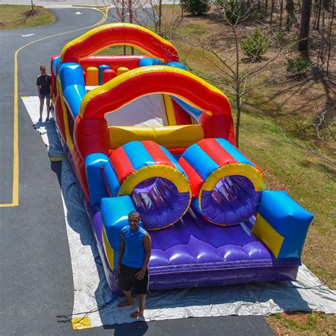 30ft Monster Obstacle Course Bounce House Rentals And Water Slides