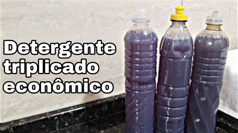 COMO TRIPLICAR SEU DETERGENTE ingredientes que você tem em casa