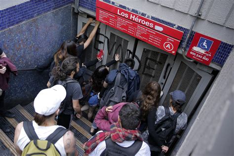 Metro Activó Protocolo De Seguridad Tras Protestas Este Martes