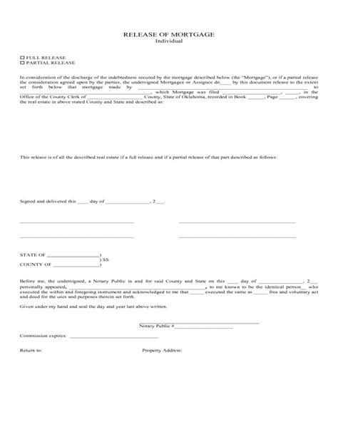 2022 Lien Release Form Fillable Printable Pdf And Forms Handypdf