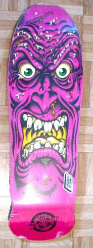 Santa Cruz Roskopp Face Reissue Skateboard Deck Matte Pink Sk Collector