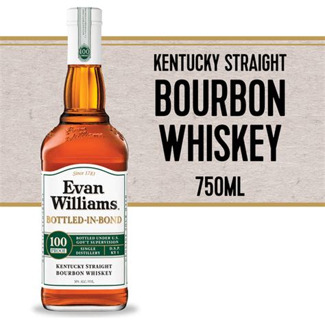 Evan Williams Bottled In Bond Ml Beer Wine Spirits My