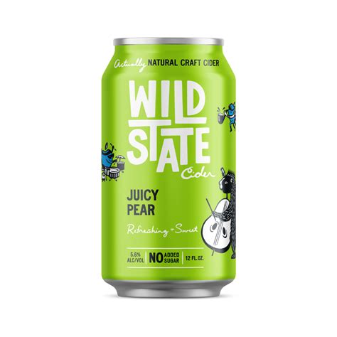 Juicy Pear 4-Pack | Wild State Cider