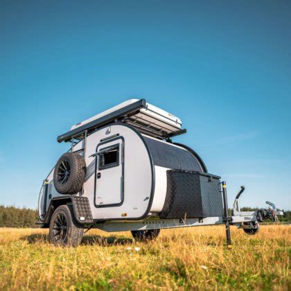 Ecocampor Off Road Teardrop Mini Camper Expedition Trailer With Roof