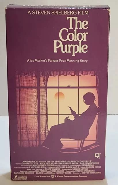 THE COLOR PURPLE VHS Cassette Movie DANNY GLOVER WHOOPI GOLDBERG 3