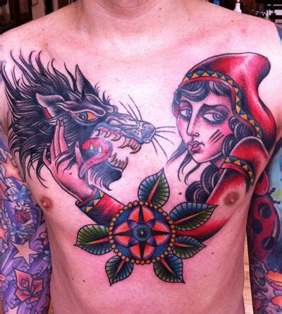 girlsanddaggers: Sarah Schor | Tattoo skin, Red riding hood, Tattoos