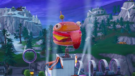 Where To Dance Inside A Holographic Durrr Burger Head In Fortnite Guide Stash