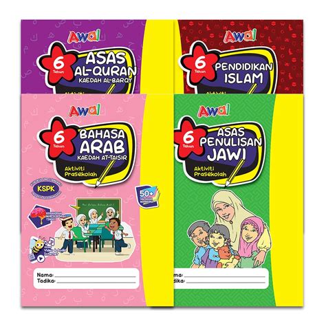 Pakej Buku Latihan Prasekolah Diniah 6 Tahun Shopee Malaysia