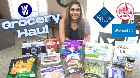 WEEKLY WW GROCERY HAUL FOR WEIGHT LOSS 3 STORES NEW FOODS A NEW