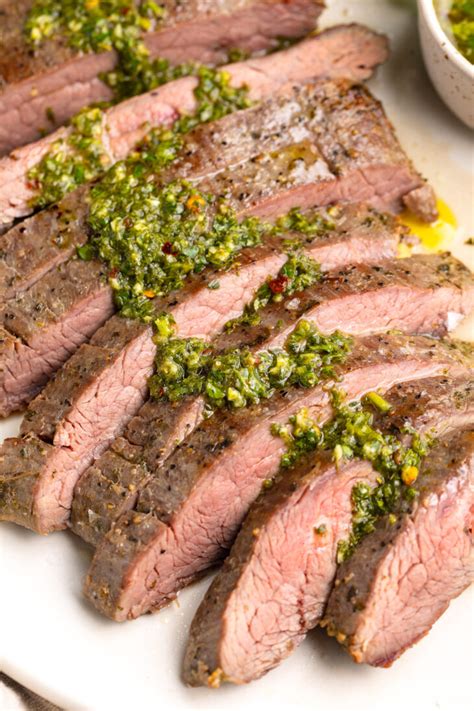 Sous Vide Flank Steak With Homemade Chimichurri 40 Aprons