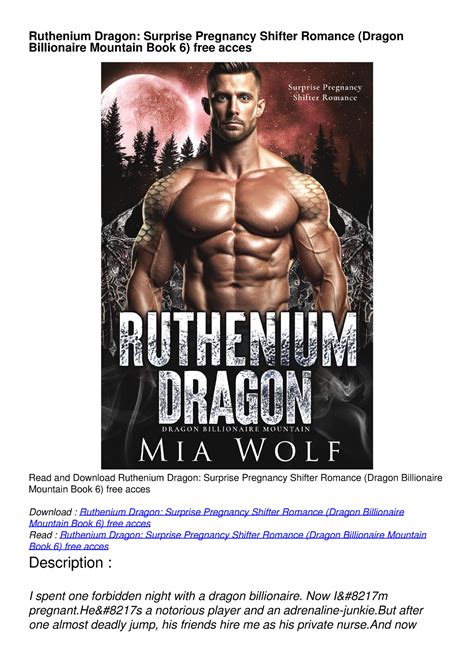 Read Pdf Ruthenium Dragon Surprise Pregnancy Shifter Romance Dragon