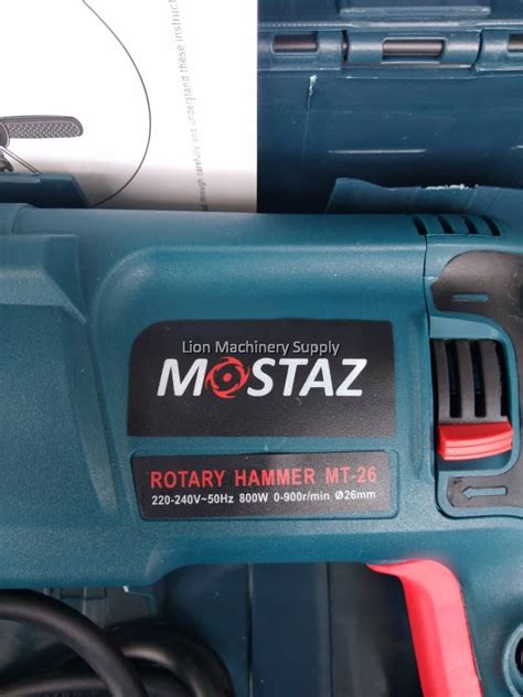 MOSTAZ Power Tools Offer Combo Set 4 Item 800W 26mm Rotary Hammer