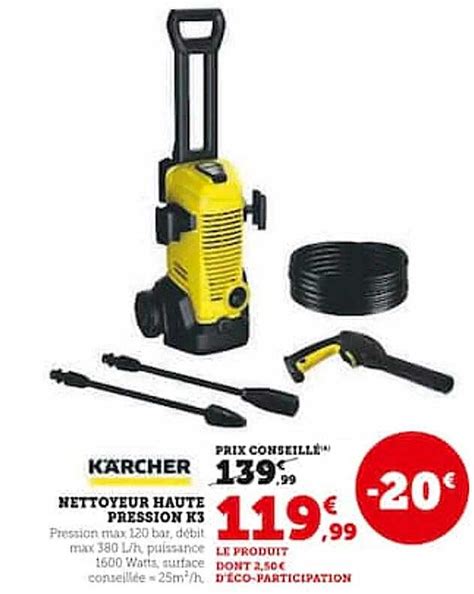 Promo K Rcher Nettoyeur Haute Pression K Chez Hyper U Icatalogue Fr