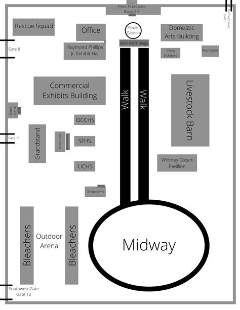 Fairgrounds Map - Obion County Fair