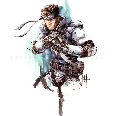 THE ART OF VIDEO GAMES On Twitter Fan Art Metal Gear Solid Solid