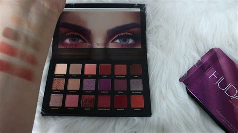 Huda Beauty Desert Dusk Palette Swatches First Impression Youtube