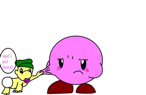 Kirby And Baby Luigi By Kirby Kaabii Poyo On Deviantart