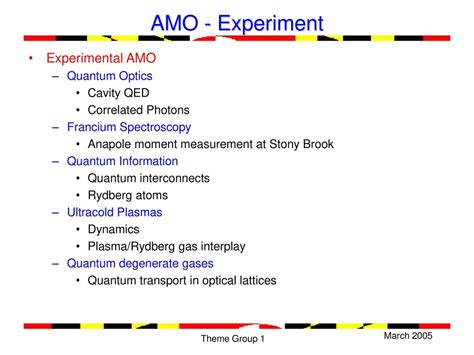 Presentation Amo Group Experiment Theme Group 1 March Ppt Download