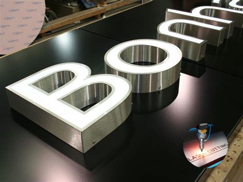 3D LED Channel Letters 50cm Per Letter Laser Cut Letters Wooden