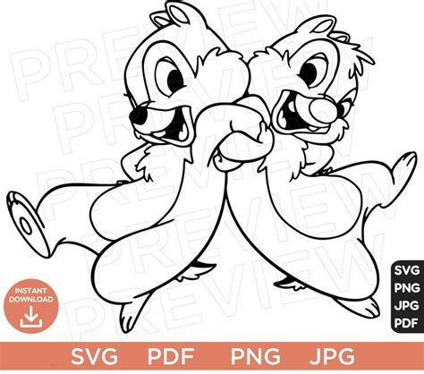 Vector Svg Chip And Dale Ears Svg Chip N Dale Rescue Rangers