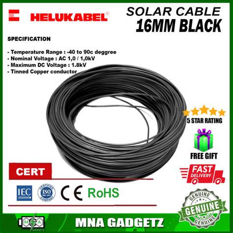 HELUKABEL 4MM 6MM 10MM BLACK 4MM 6MM 10MM RED STRIPE 1Meter