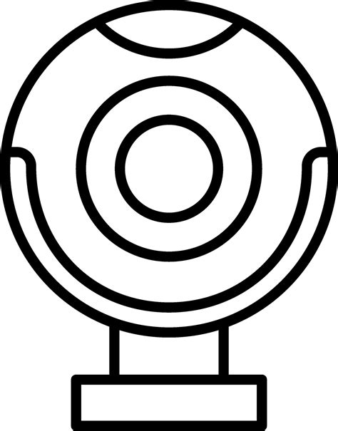 Webcam Line Icon Vector Art At Vecteezy