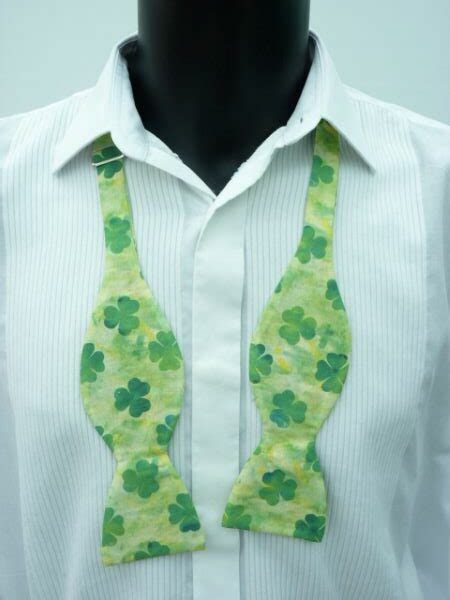 Luck Of The Irish Self Tie Bow Tie Pocketwatch Waistcoats