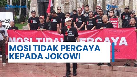 Masyarakat Penegak Konsistusi Gelar Aksi Serukan Mosi Tak Percaya