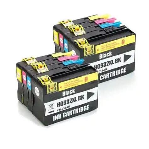 HP 932XL & 933XL High-Yield Remanufactured 8-Pack Combo | Inkjets.com