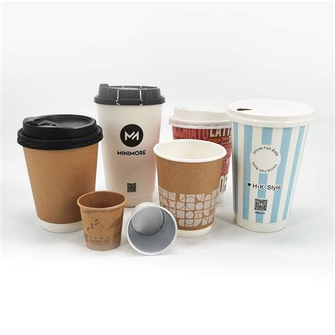 Eco Compostable Ripple Double Single Wall Disposable Hot Coffee Tea