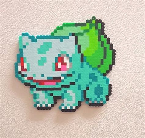 Pokemon Pixel Art Bulbasaur Perler Beads Venusaur Etsy