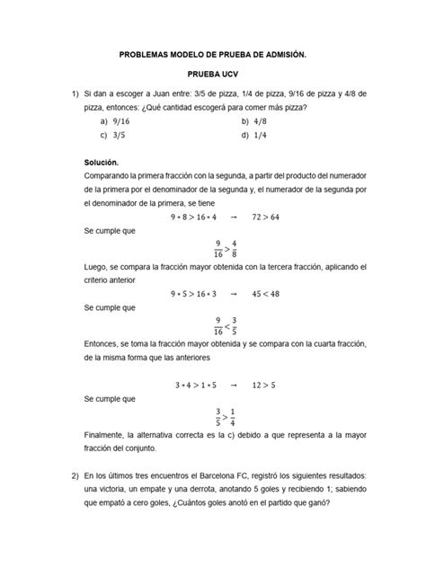 Problemas Modelo Ejercicios Propuestos Y Resueltos Pdf Ecuaciones