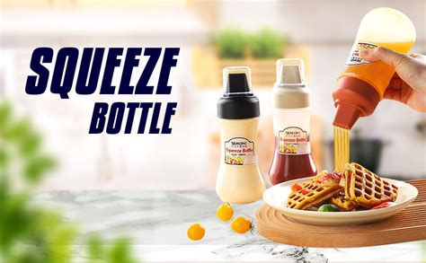 LAKSHMINARAYAN SALES Ml Plastic Squeeze Bottle Condiment Syrup Honey Bottles Hot Sauce