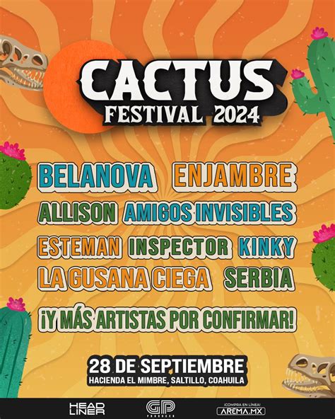 Cactus Festival 2024 Bienvenidos A Saltillo