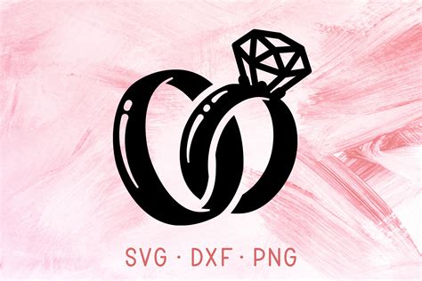 Diamond Ring Svg Dxf Png Wedding Rings Engagement Ring Svg Etsy