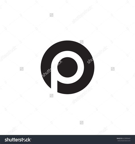 Circle P Logo Initial Logo Op Stock Vector Royalty Free 622890443