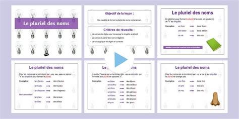 Le Pluriel Des Noms Powerpoint Teacher Made Twinkl