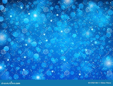 Fundo Azul Estrelado Abstrato Ilustra O Do Vetor Ilustra O De