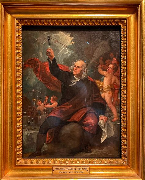 Benjamin West Benjamin Franklin Drawing Electricity From Flickr