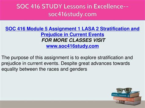 Ppt Soc 416 Study Lessons In Excellence Powerpoint