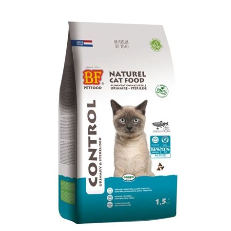 Bf Petfood Control Urinary Sterilised Kattenvoer Kip Zalm