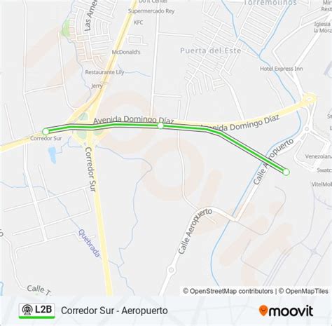 Ruta L B Horarios Paradas Y Mapas Aeropuerto Actualizado