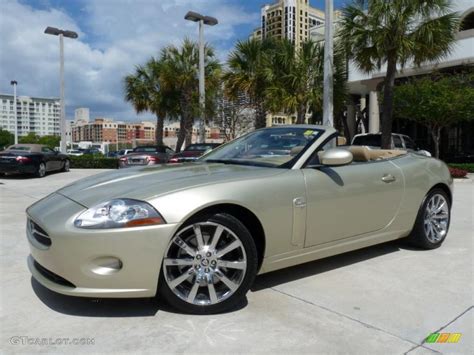 Winter Gold Metallic Jaguar Xk Xk Convertible Photo