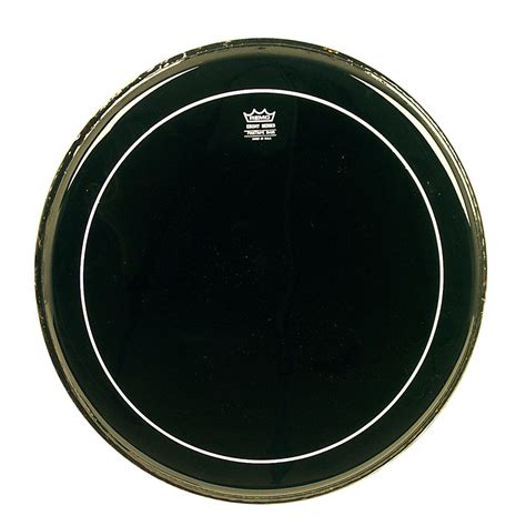 Remo Pinstripe Ebony Es Ps Bass Drum Head Bass Drum Fell