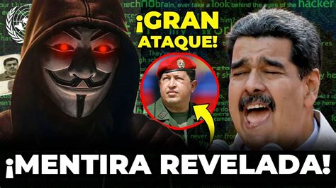 ANONYMOUS REVELA OSCUROS SECRETOS DE MADURO Y TODO SUS ALIADOS